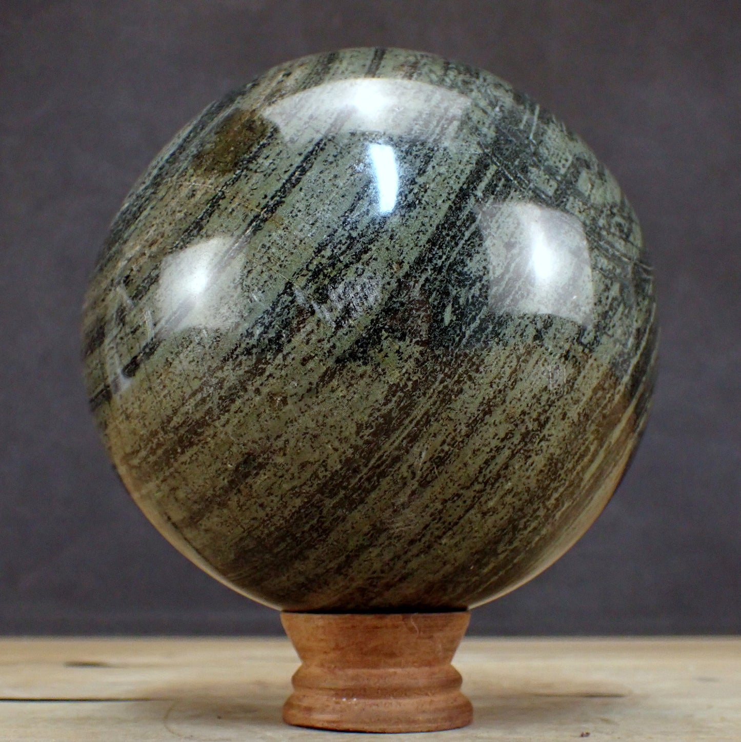 Gebänderte Kambaba-Jaspis Kugel - 3507,71g - 136mm
