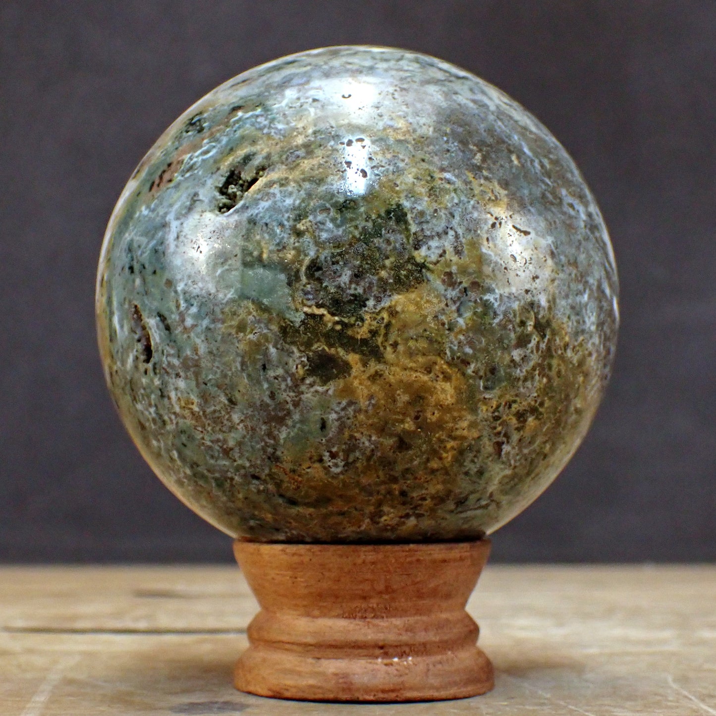 Jaspis Kugel - 882,25g - 87mm