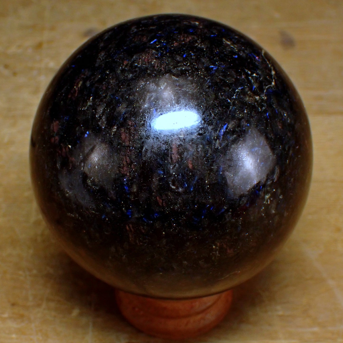 Arfvedsonit und Granat Kugel, sehr selten - 1094,22g - 88mm