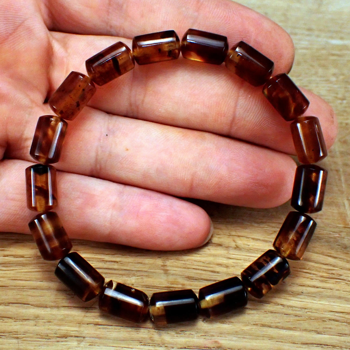Bernstein Armband aus Russland, 45,65ct - 9,13g - 74 x 74 x 8mm