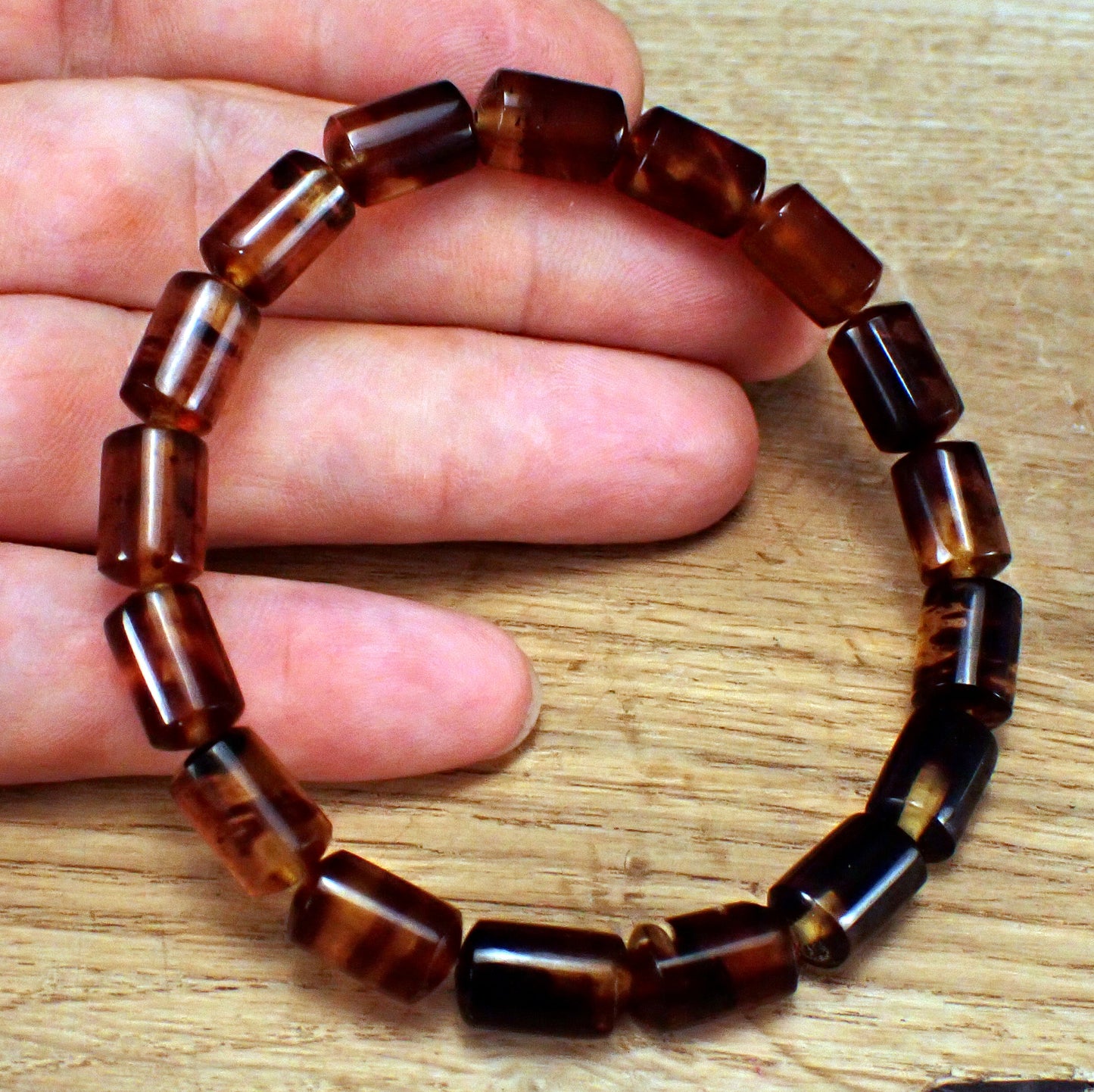Bernstein Armband aus Russland, 45,65ct - 9,13g - 74 x 74 x 8mm