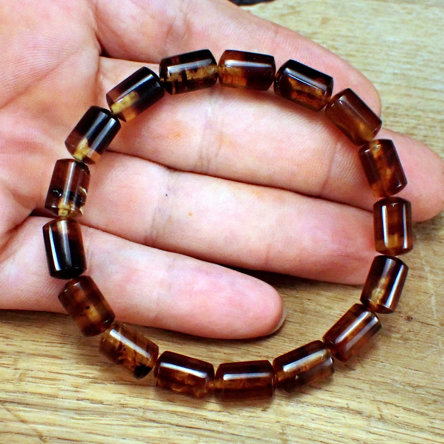 Bernstein Armband aus Russland, 45,65ct - 9,13g - 74 x 74 x 8mm
