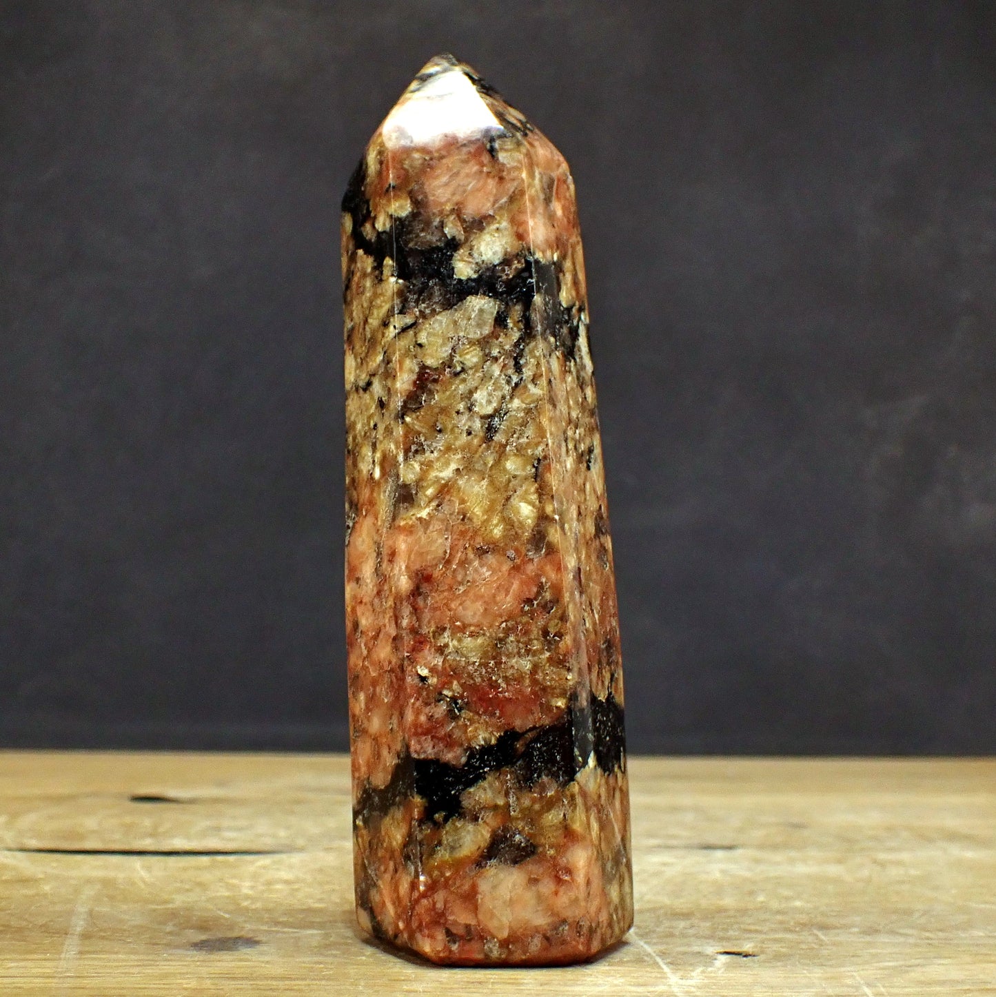 Epidot Obelisk - 664,64g - 170x52x47mm