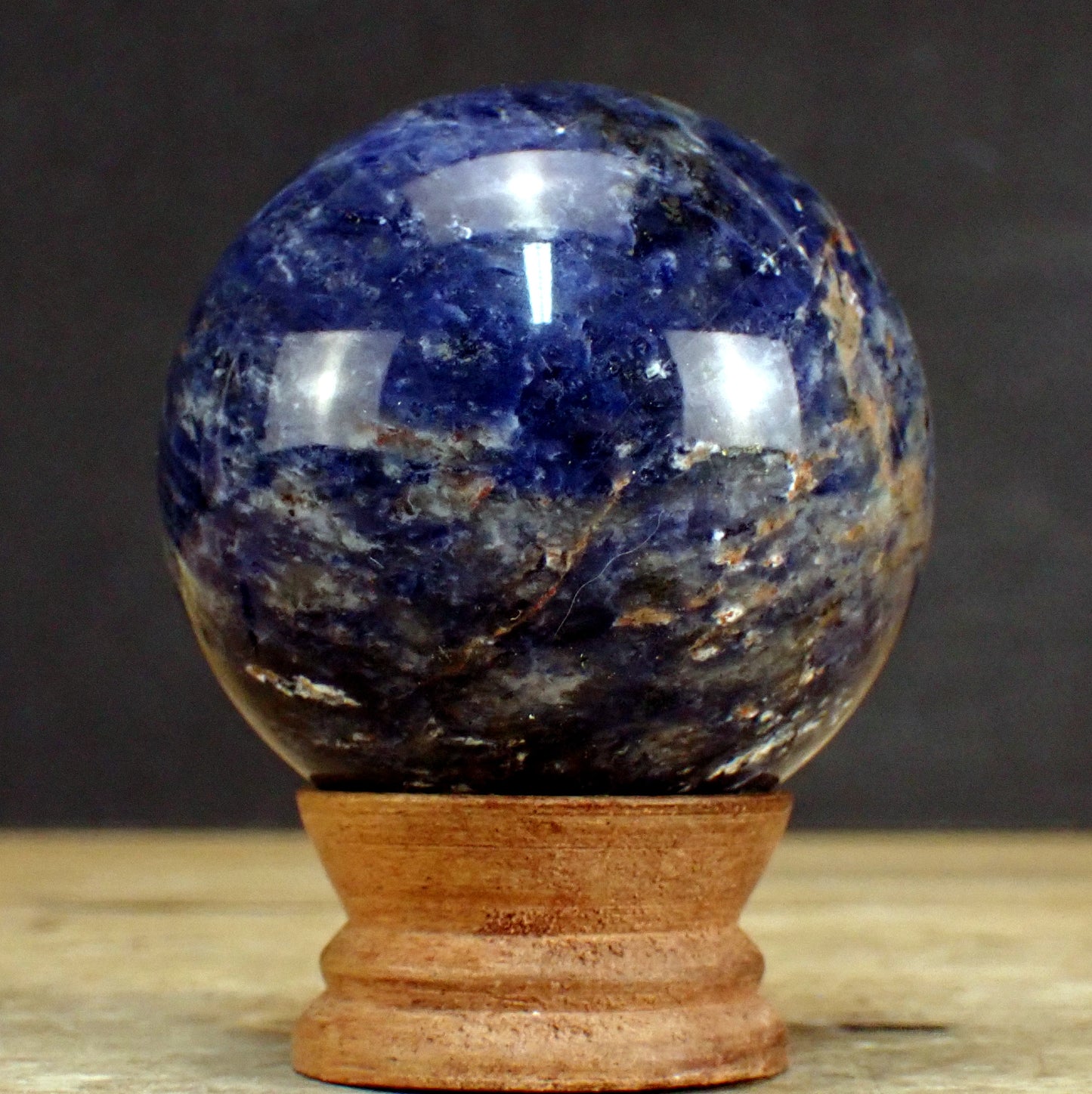 Sodalith Kugel – 373,51g – 65mm