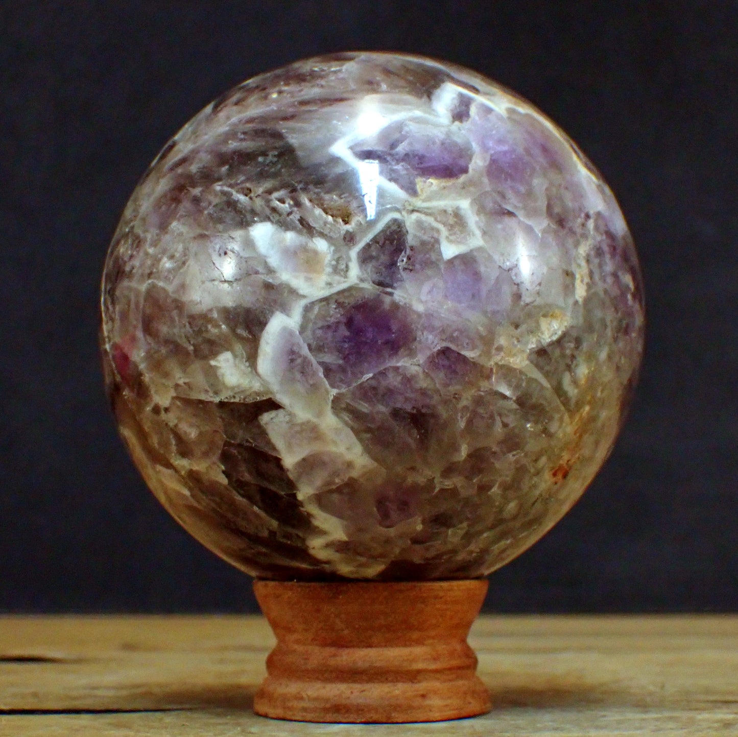 Amethyst Kugel – 1369,91g – 100mm