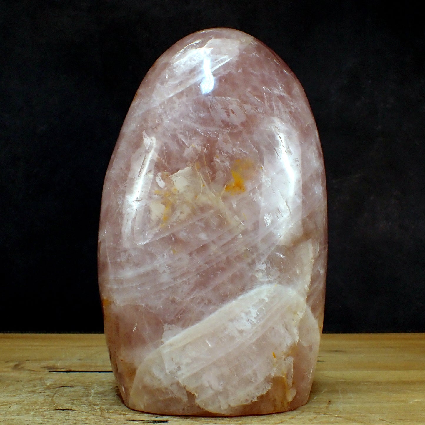 Große Rosenquarz Freiform aus Brasilien - 8957,72g - 285 x 180 x 122mm