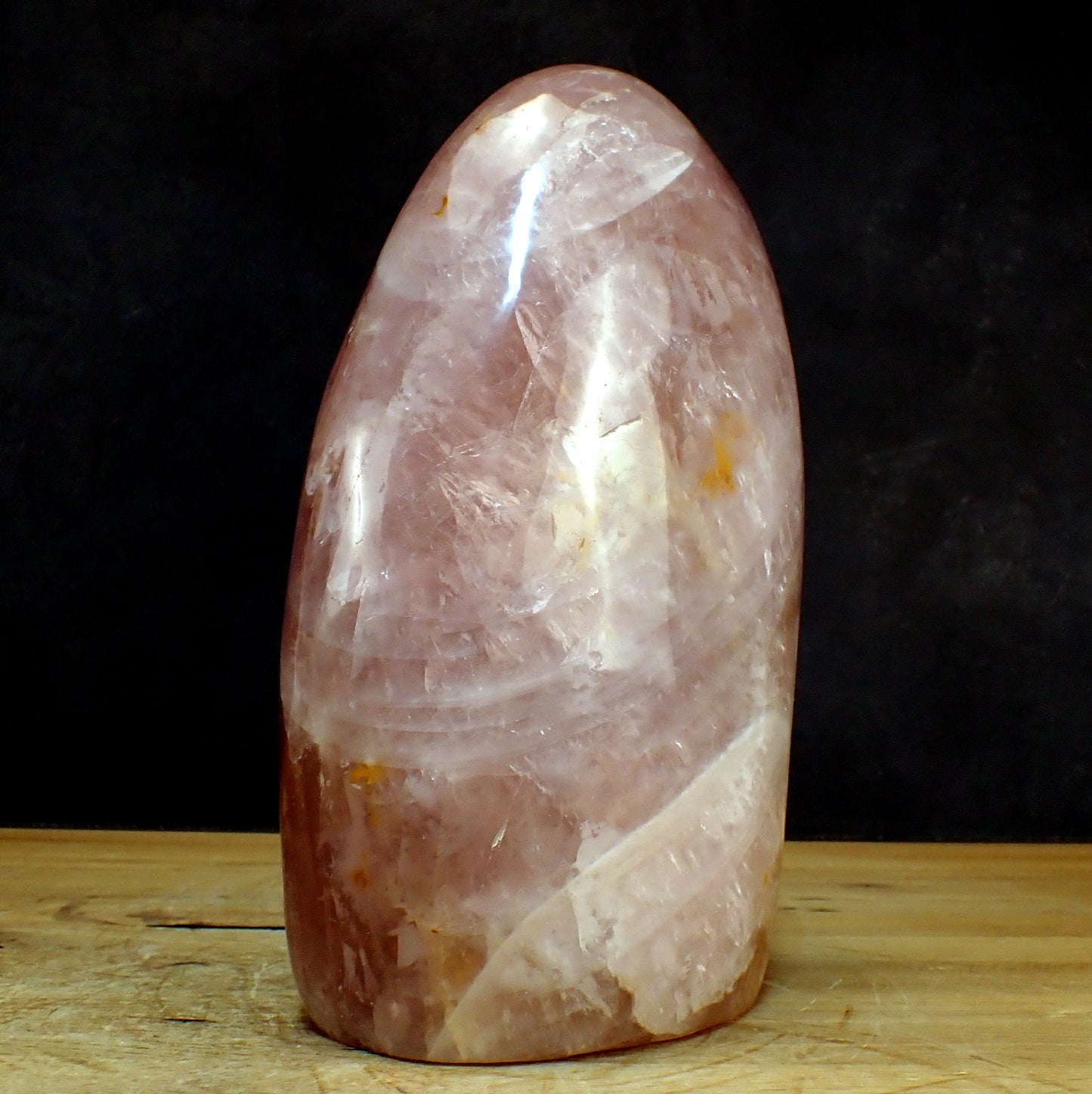 Große Rosenquarz Freiform aus Brasilien - 8957,72g - 285 x 180 x 122mm