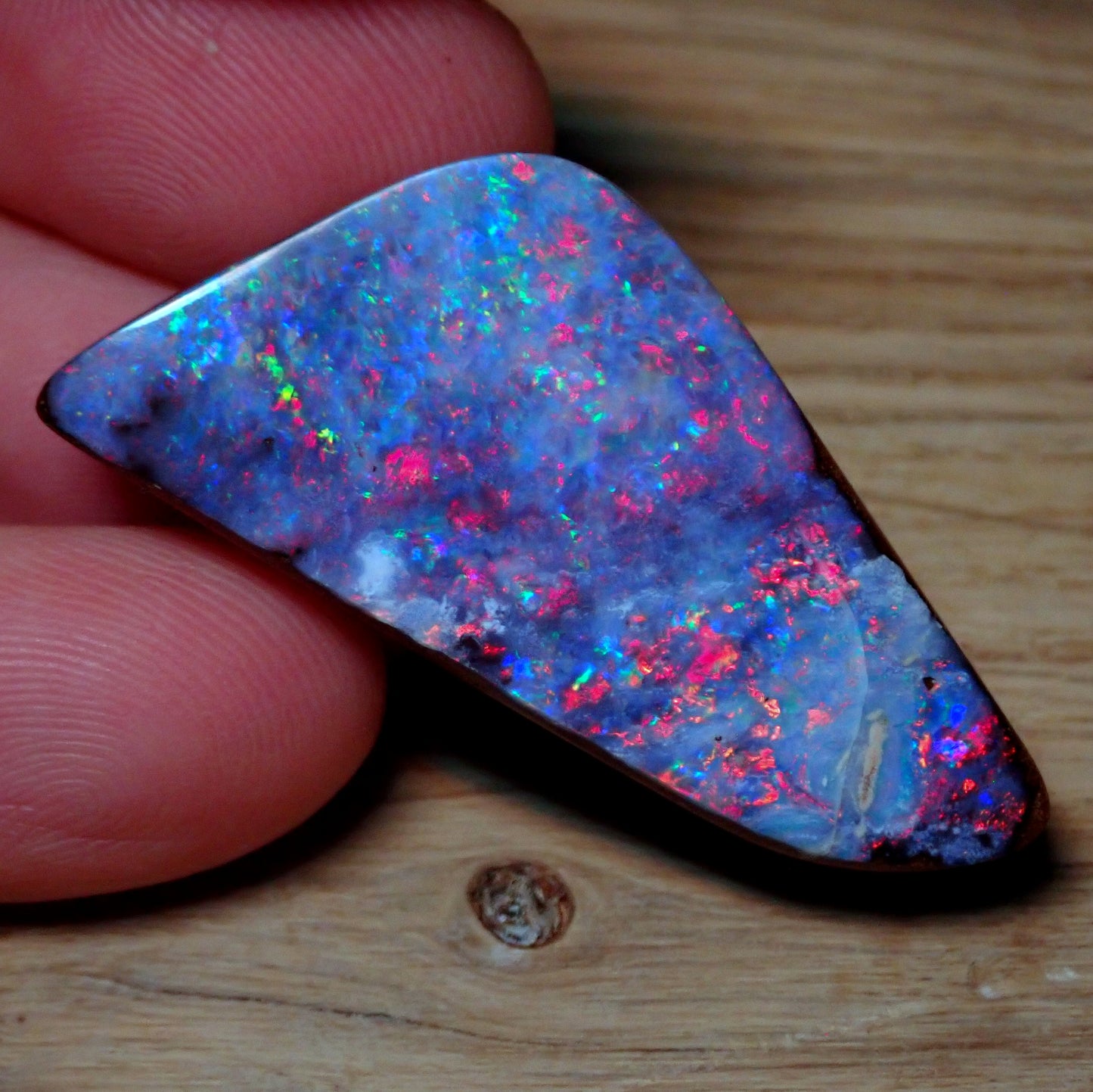 AAA+ Boulder Opal Anhänger aus Australien, 81.95 ct - 16,39g - 45,49 x 23,72 x 10,87mm