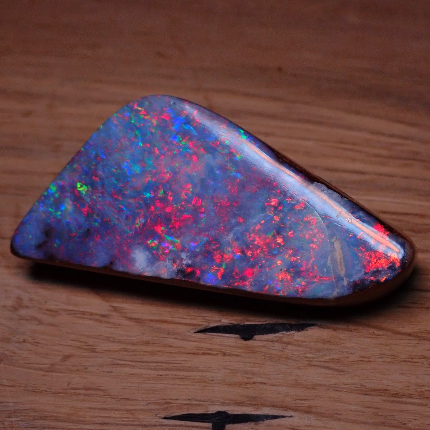 AAA+ Boulder Opal Anhänger aus Australien, 81.95 ct - 16,39g - 45,49 x 23,72 x 10,87mm
