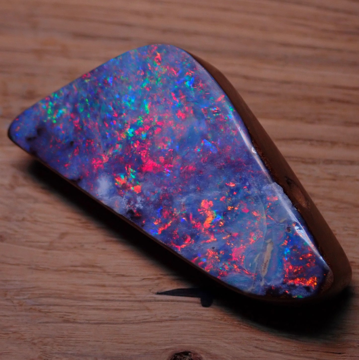 AAA+ Boulder Opal Anhänger aus Australien, 81.95 ct - 16,39g - 45,49 x 23,72 x 10,87mm