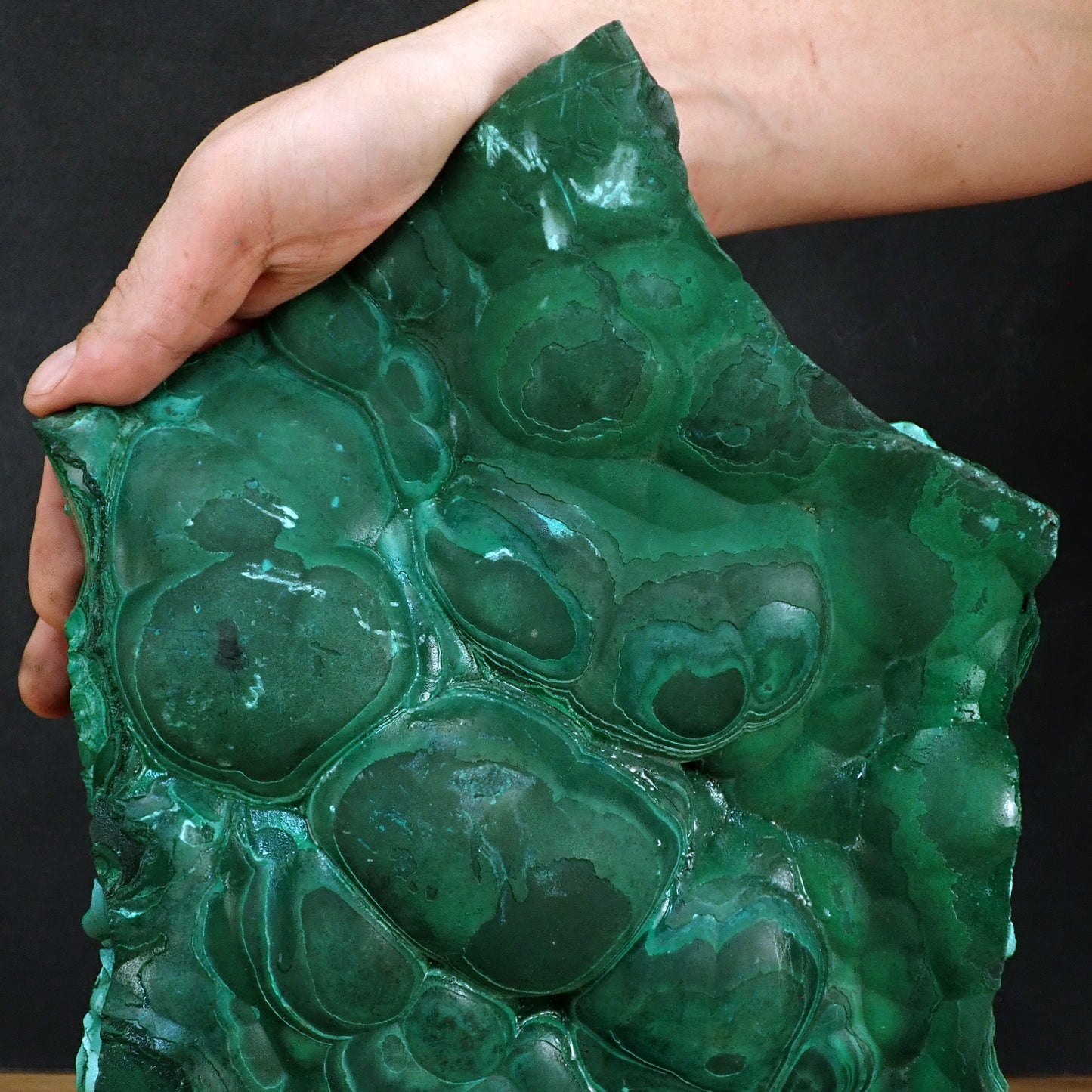 Malachit & Chrysokoll Freiform - 8031,31g - 380 x 220 x 150 mm