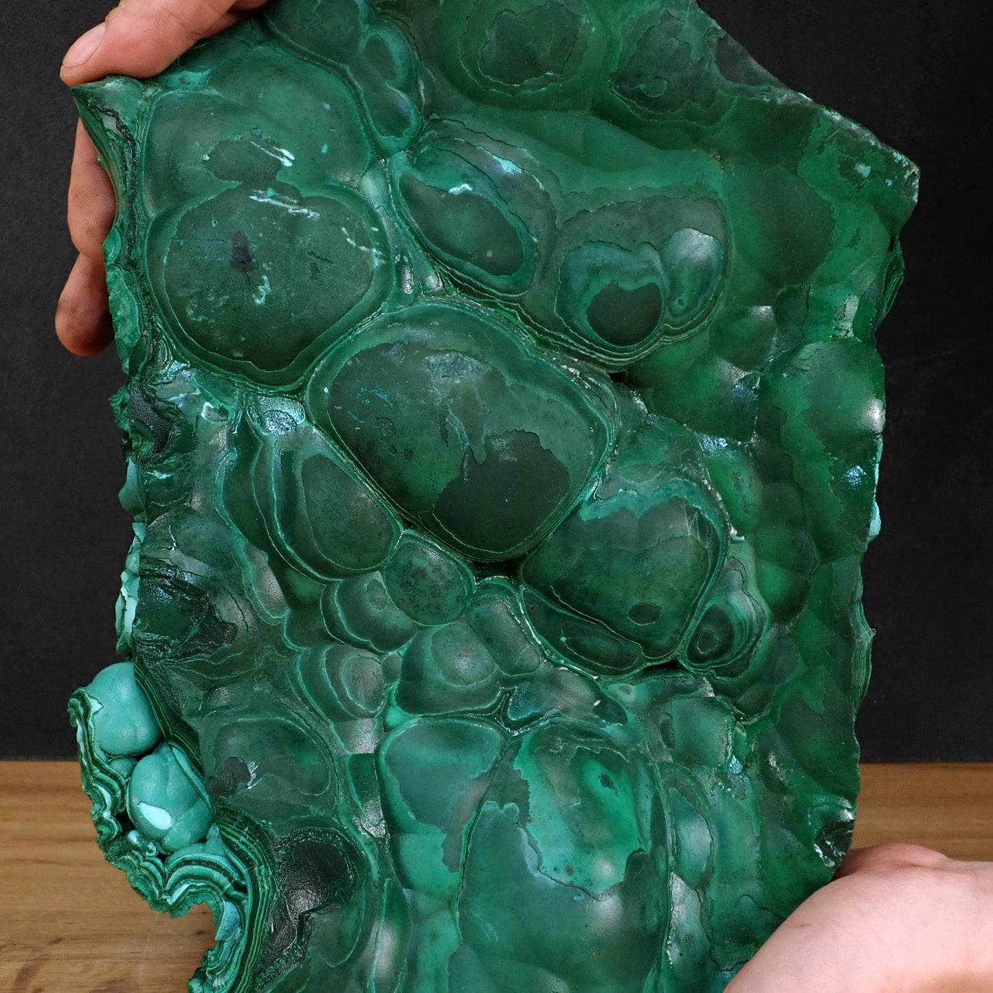Malachit & Chrysokoll Freiform - 8031,31g - 380 x 220 x 150 mm