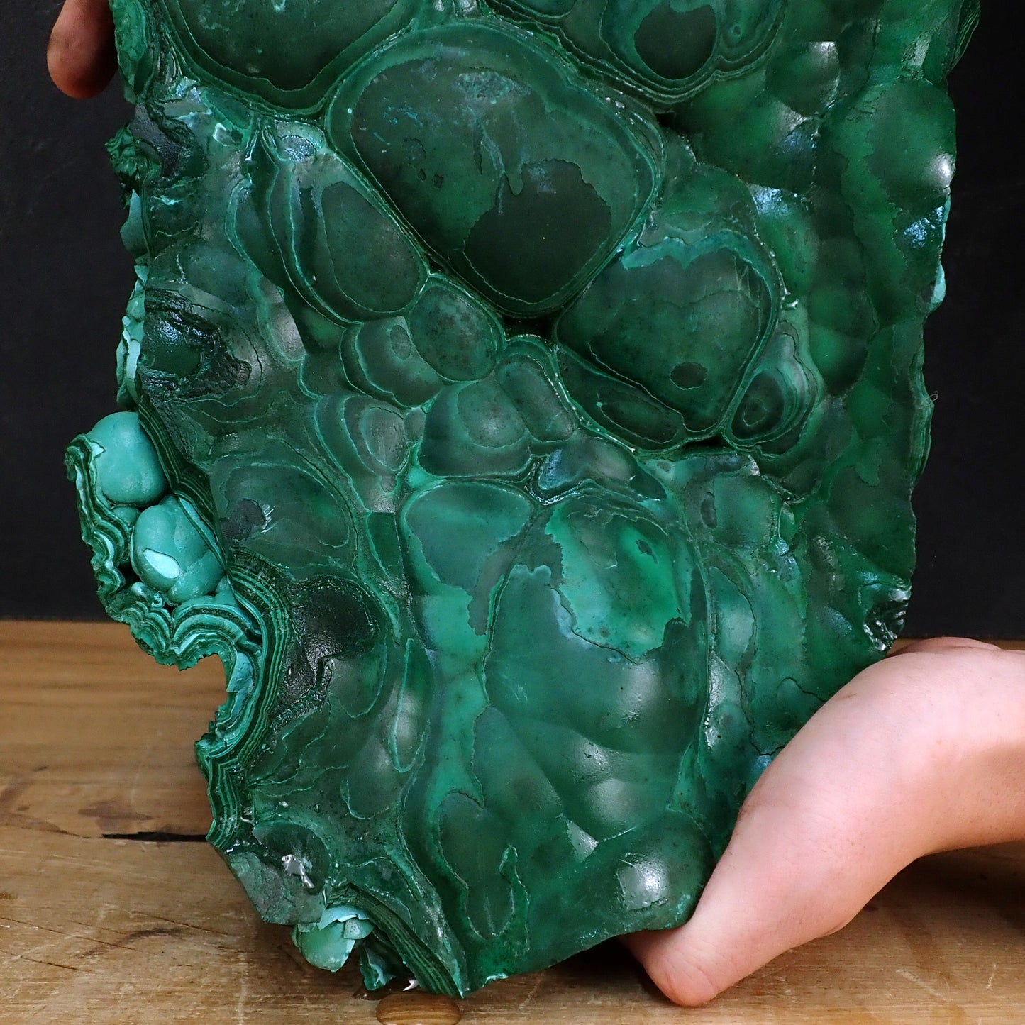Malachit & Chrysokoll Freiform - 8031,31g - 380 x 220 x 150 mm