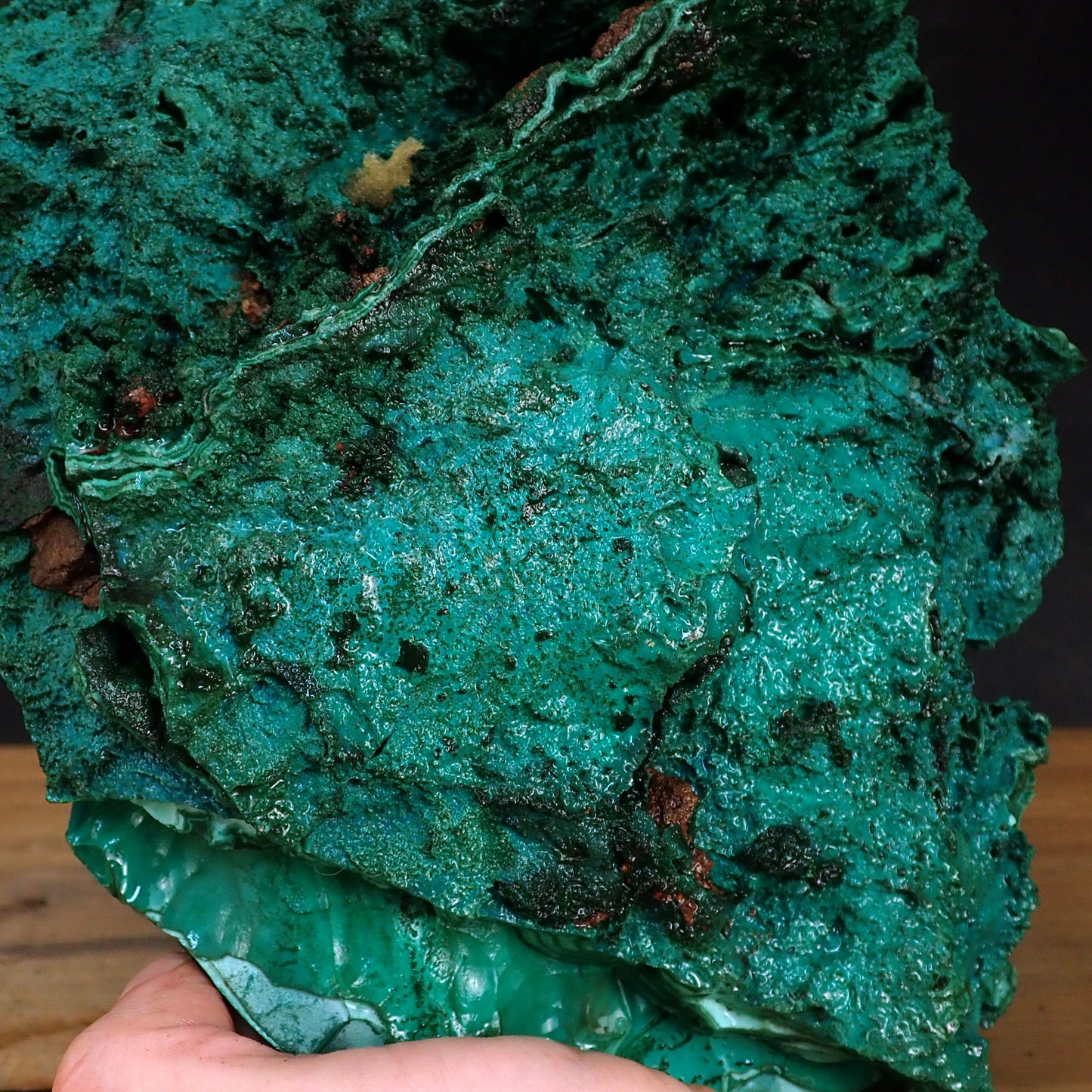 Malachit & Chrysokoll Freiform - 8031,31g - 380 x 220 x 150 mm