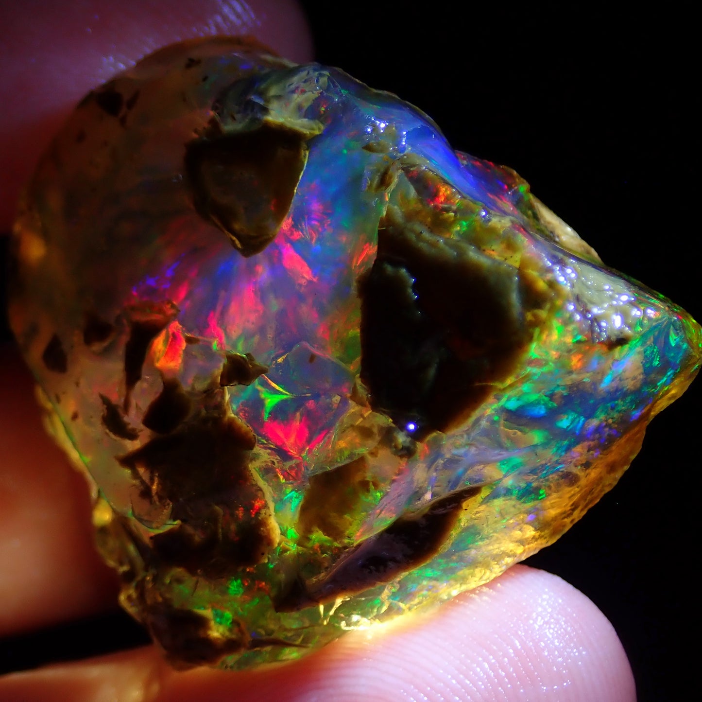 Seltener Großer Kristall-Opal, Äthiopien - 139.75 ct - 27,95g