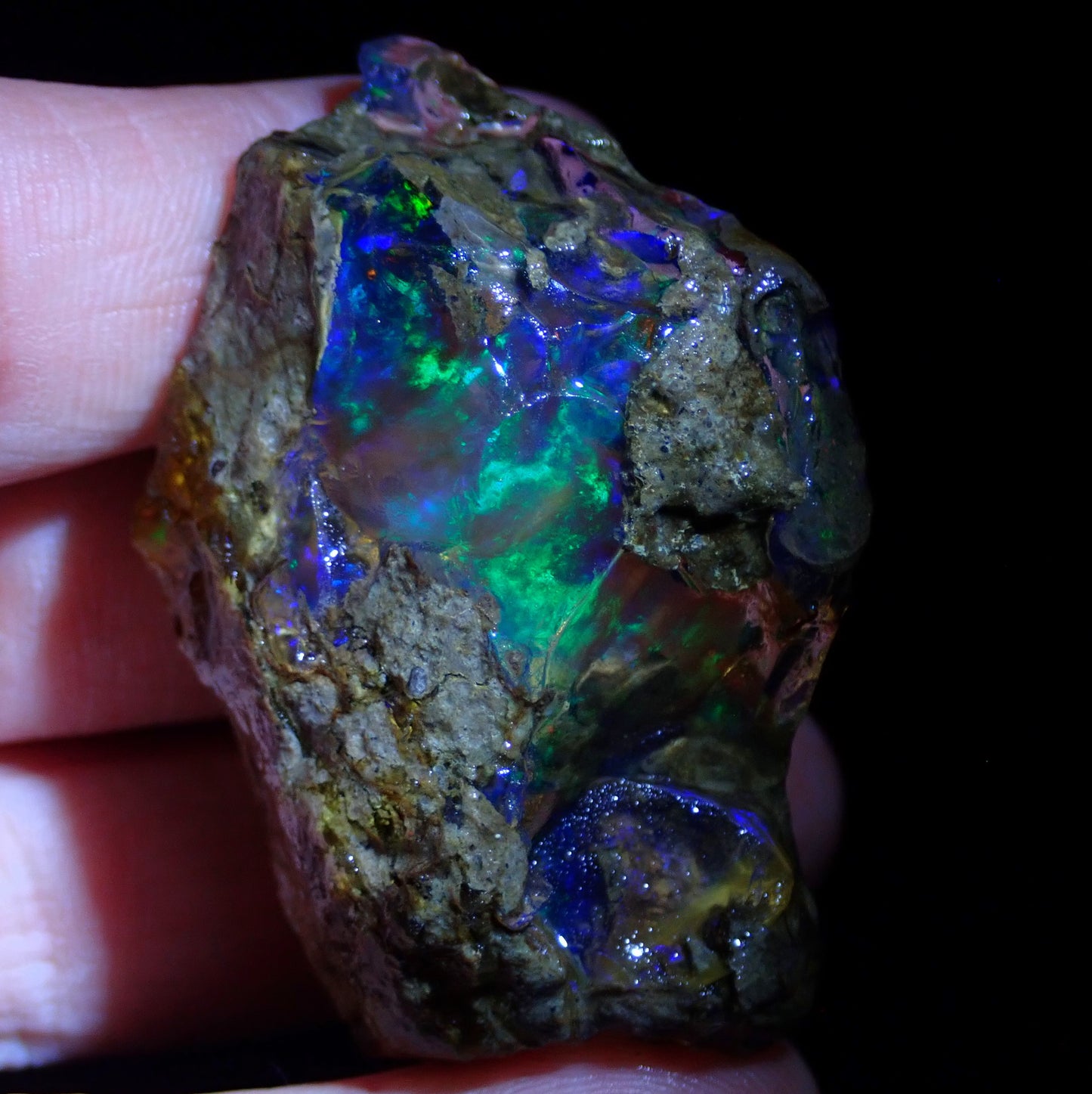 Seltener Großer Kristall-Opal, Äthiopien - 207.95 ct - 41,59g