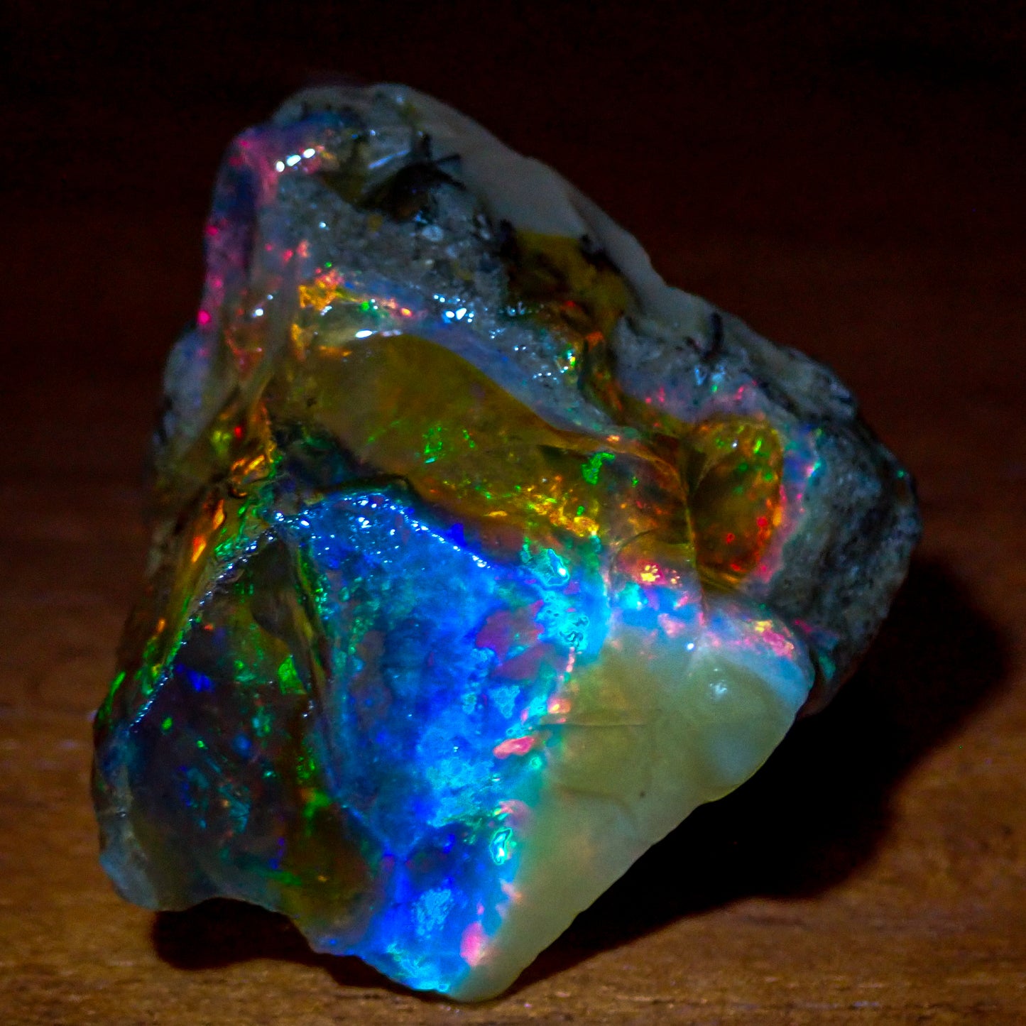Seltener Natürlicher Klarer Kristall-Opal, Äthiopien - 113.9 ct - 22,78g