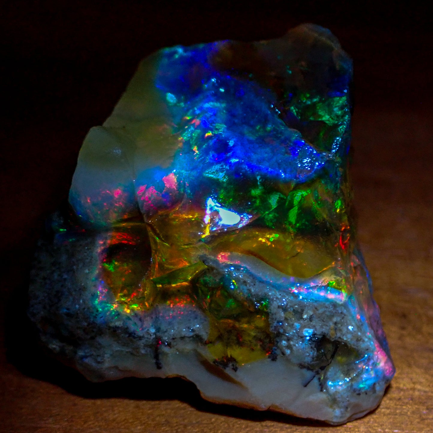 Seltener Natürlicher Klarer Kristall-Opal, Äthiopien - 113.9 ct - 22,78g