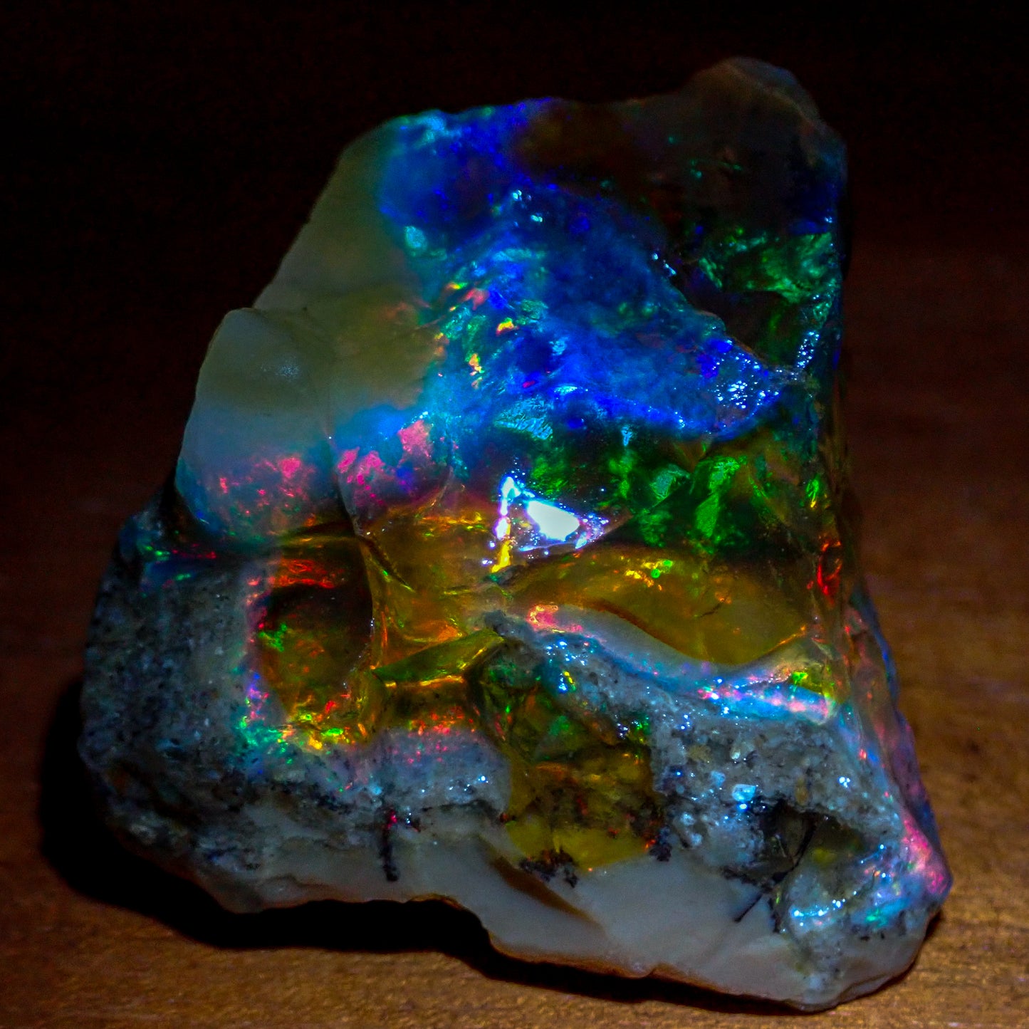 Seltener Natürlicher Klarer Kristall-Opal, Äthiopien - 113.9 ct - 22,78g