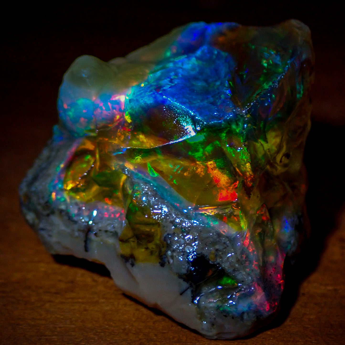 Seltener Natürlicher Klarer Kristall-Opal, Äthiopien - 113.9 ct - 22,78g