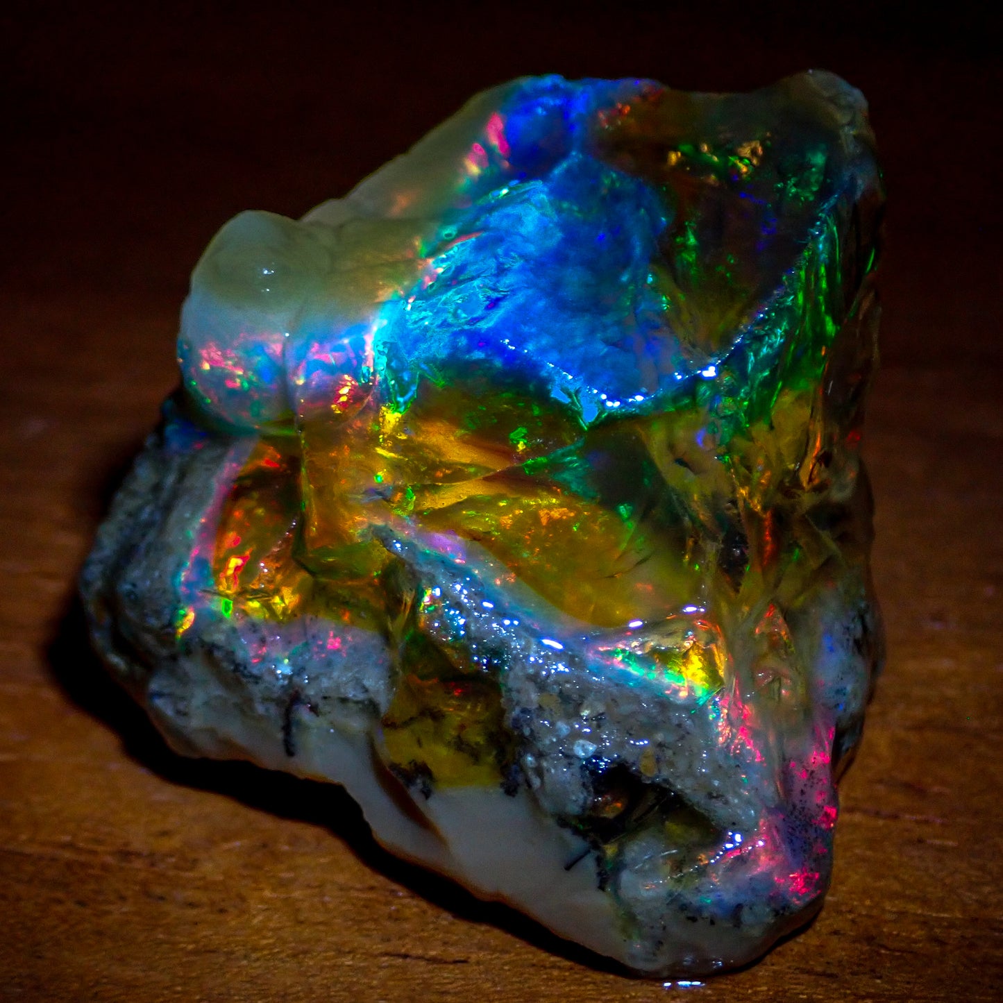 Seltener Natürlicher Klarer Kristall-Opal, Äthiopien - 113.9 ct - 22,78g