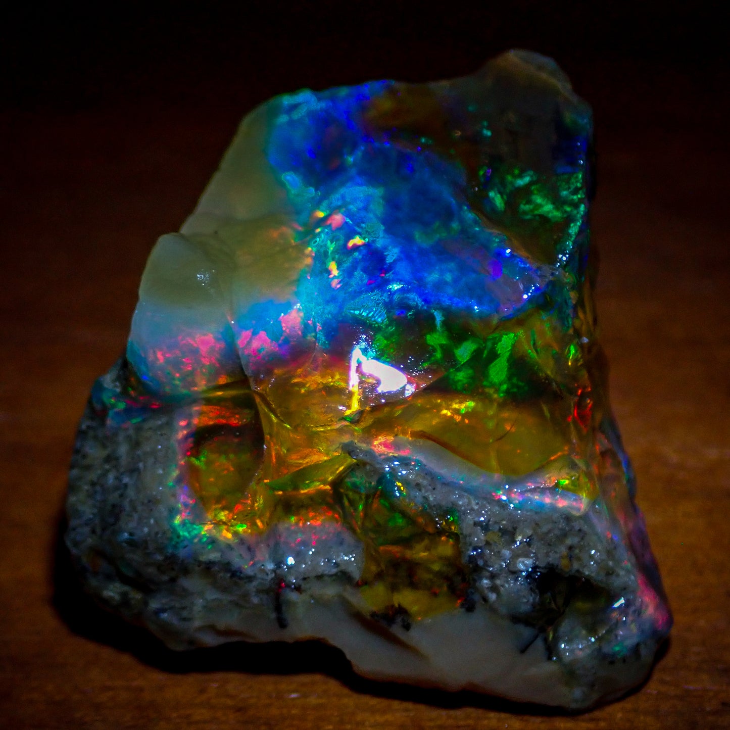 Seltener Natürlicher Klarer Kristall-Opal, Äthiopien - 113.9 ct - 22,78g
