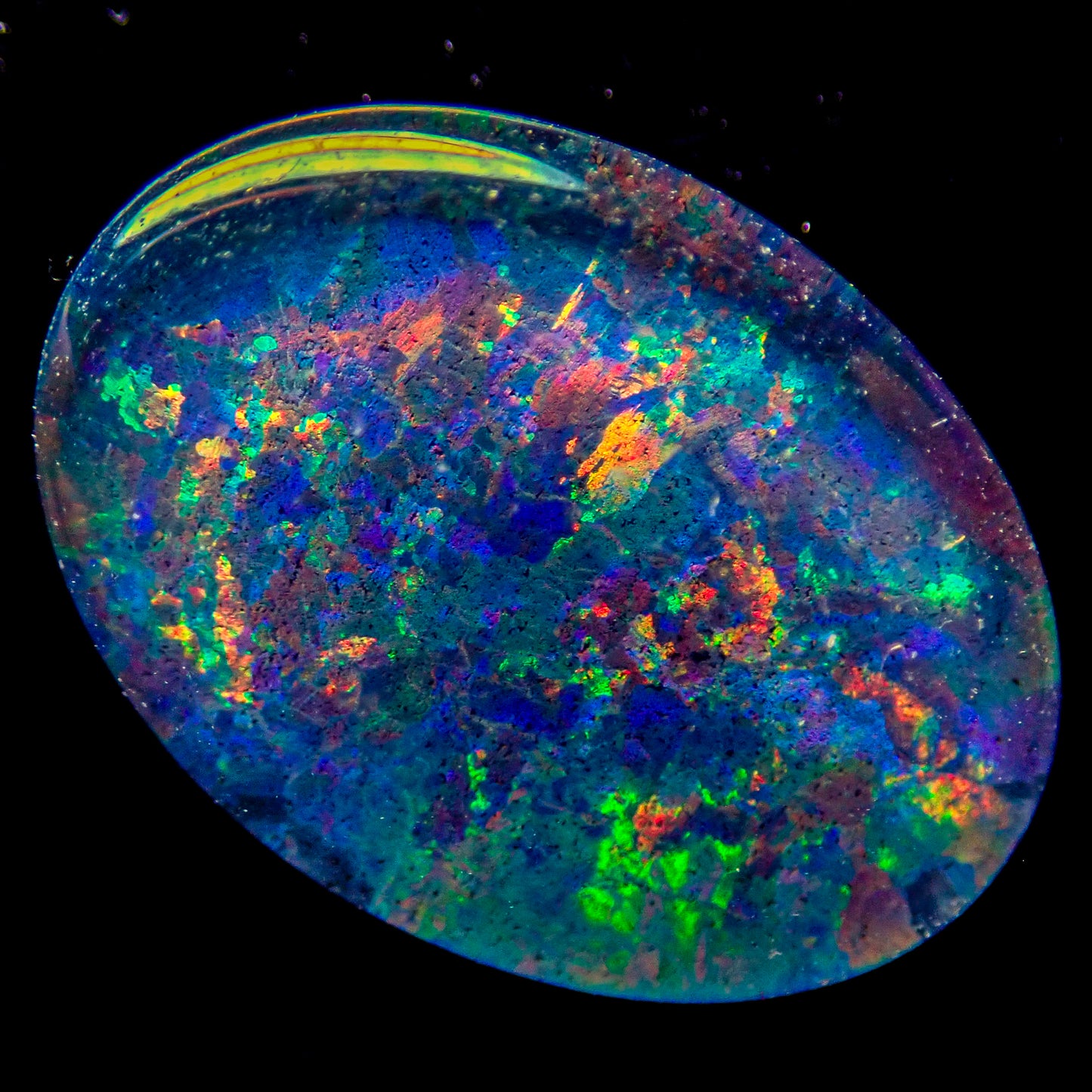AAA + Black Opal Triplet, Australien, 3.605ct
