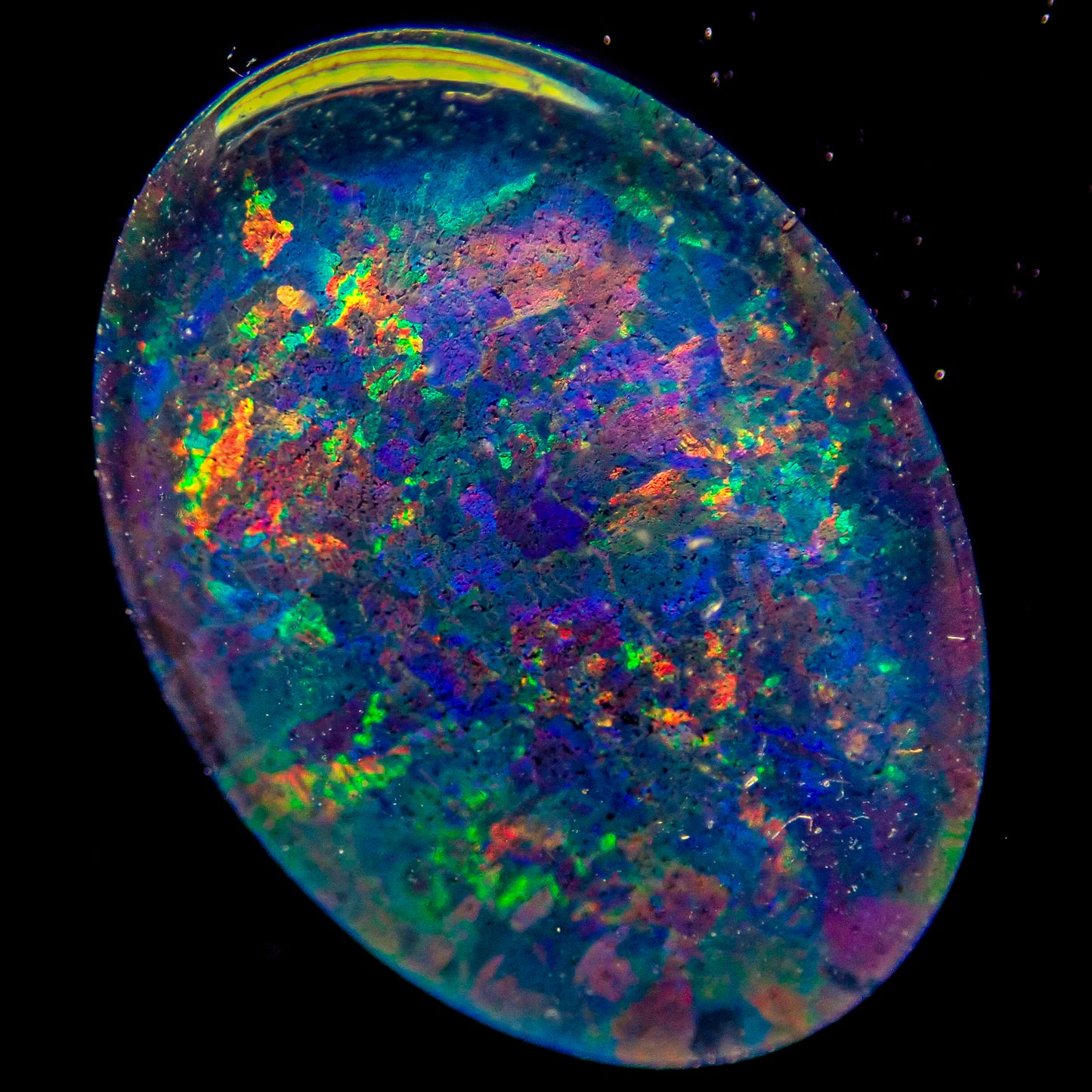 AAA + Black Opal Triplet, Australien, 3.605ct