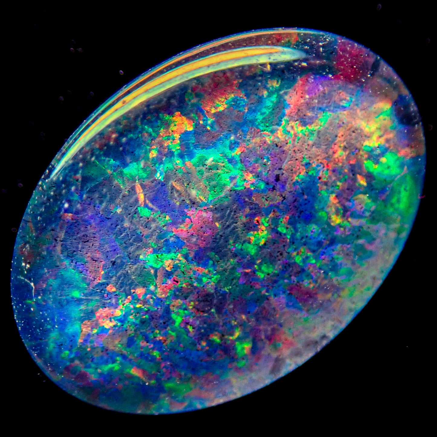 AAA + Black Opal Triplet, Australien, 3.605ct