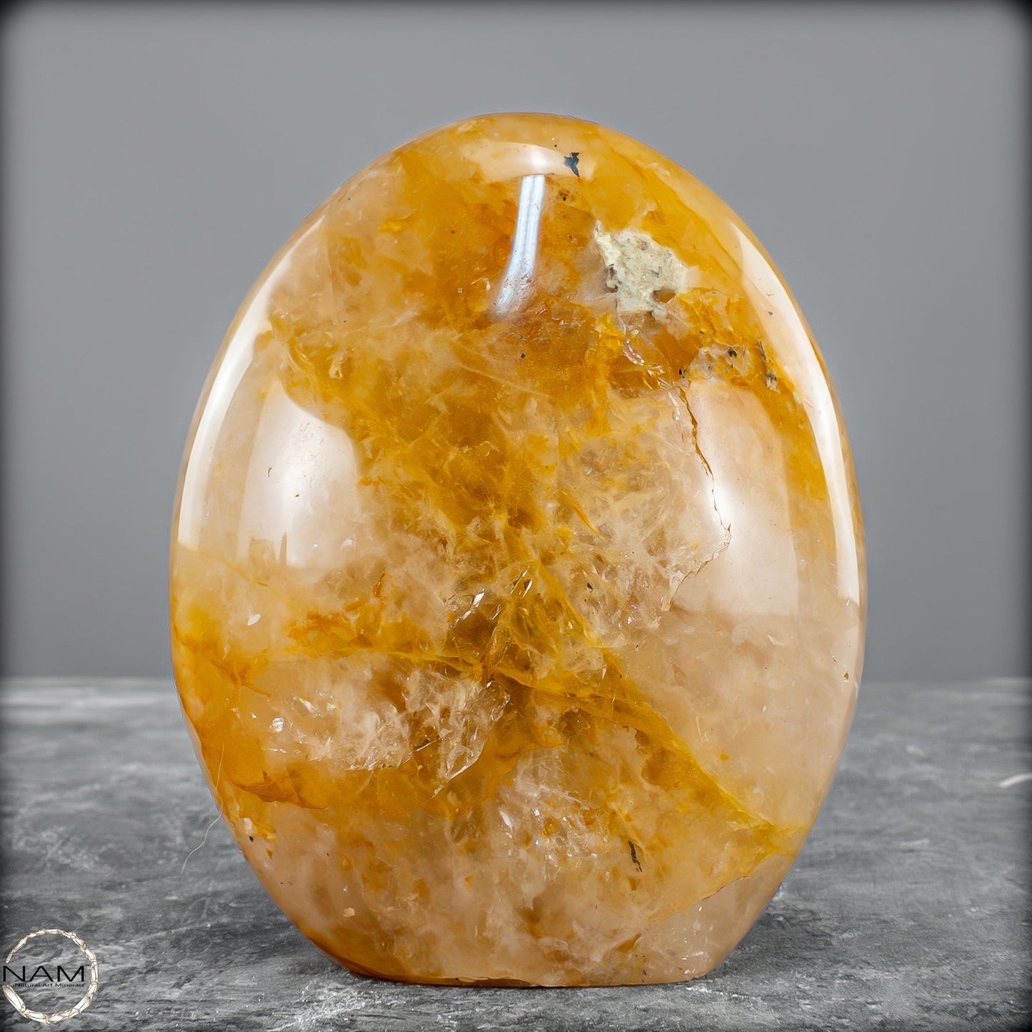 Natürliche Golden Healer Quarz-Kristall Freiform - 749,94g