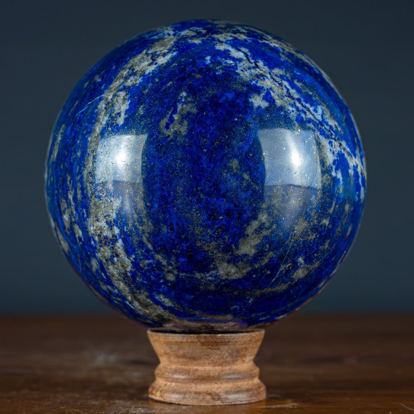 Natürliche Lapislazuli-Kristall-Kugel - 2515,49g - 120mm