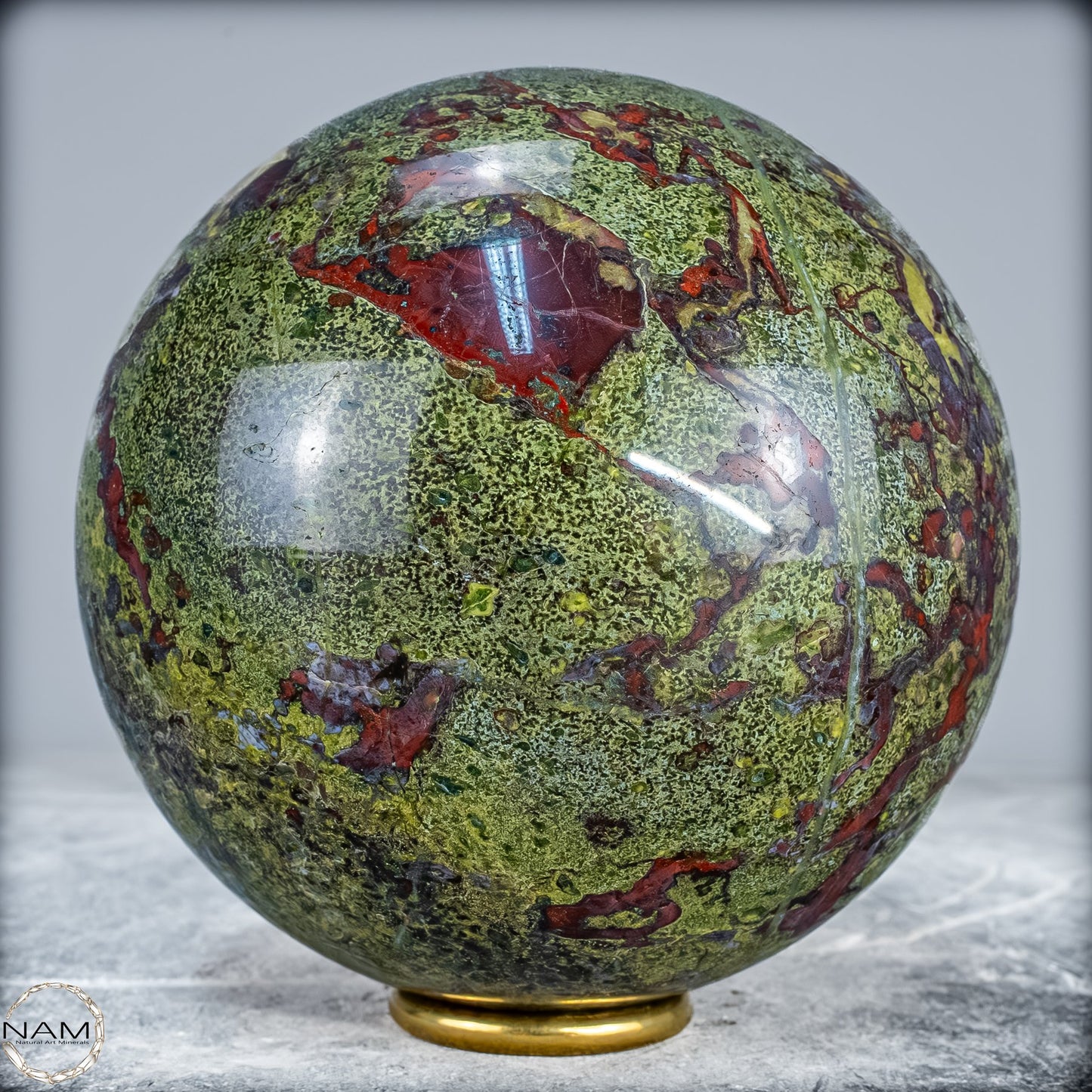 Natürliche Drachenblut-Jaspis Kugel aus Australien - 2906,77g - 131mm