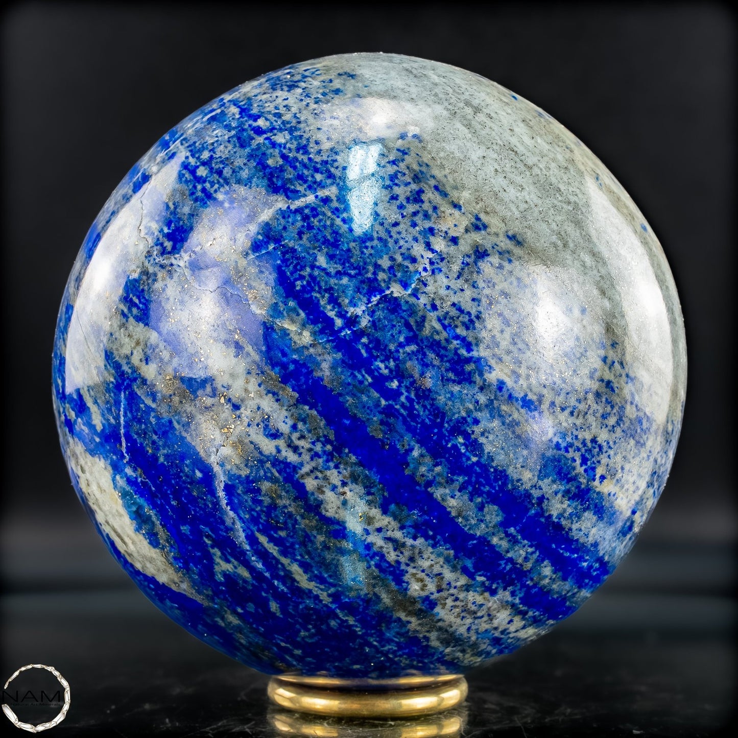 Natürliche Lapislazuli-Kristall-Kugel - 3259,17g