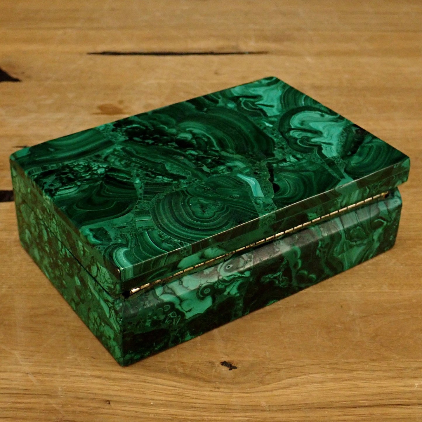 Malachit Schmuckkästchen/Box - 1101.21 g