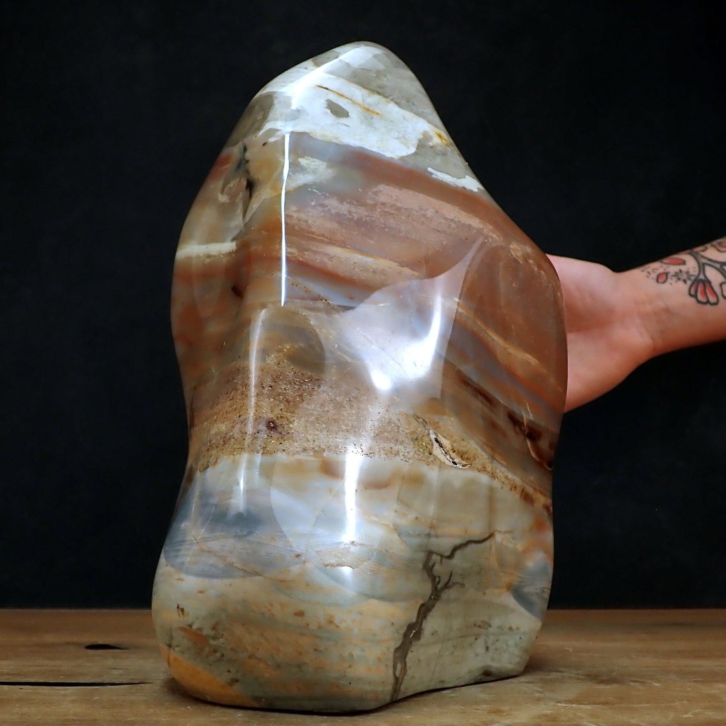 Große Achat Freiform - 8247.44 g - 270×185×130 mm