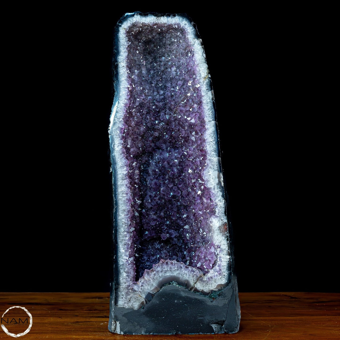 Natürliche Intensive Amethyst-Achat-Kristall Kathedrale/Druse - 41611,22g