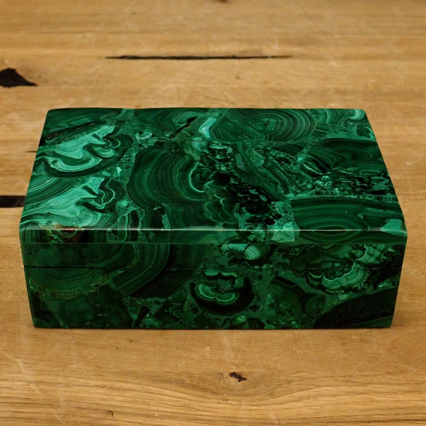 Malachit Schmuckkästchen/Box - 1101.21 g