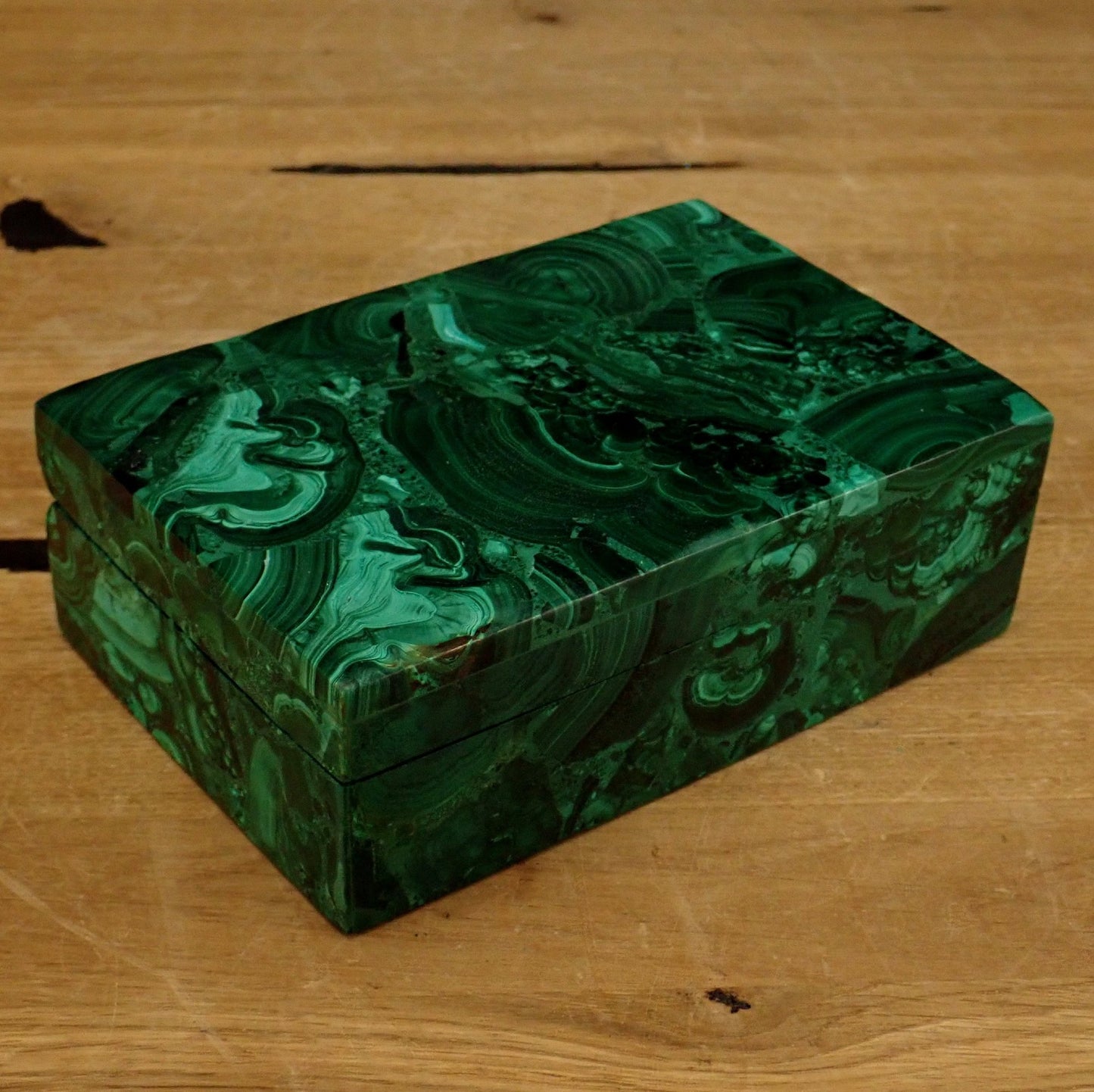 Malachit Schmuckkästchen/Box - 1101.21 g
