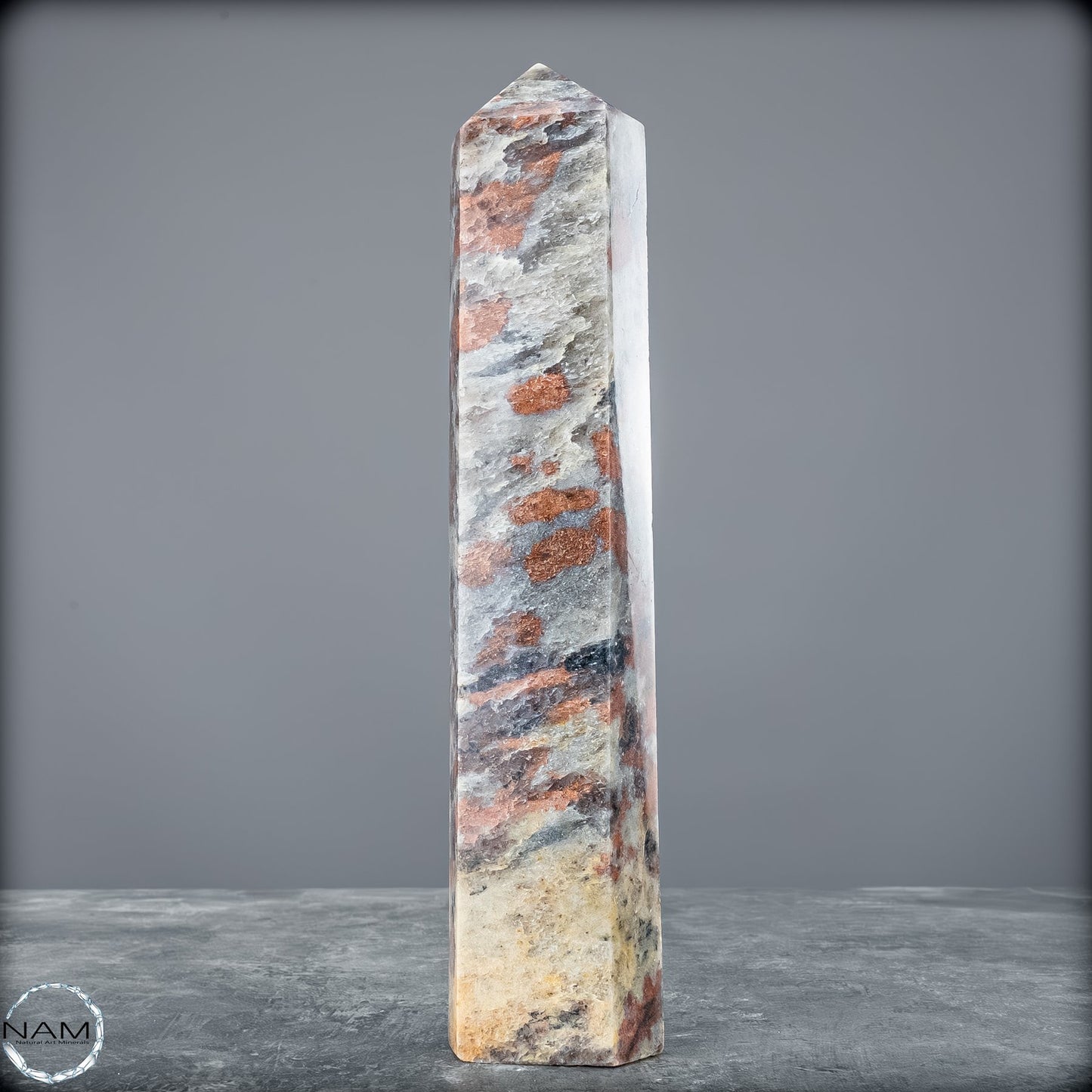 Natürliche Rote Aventurin Obelisk aus Madagaskar - 677,22g