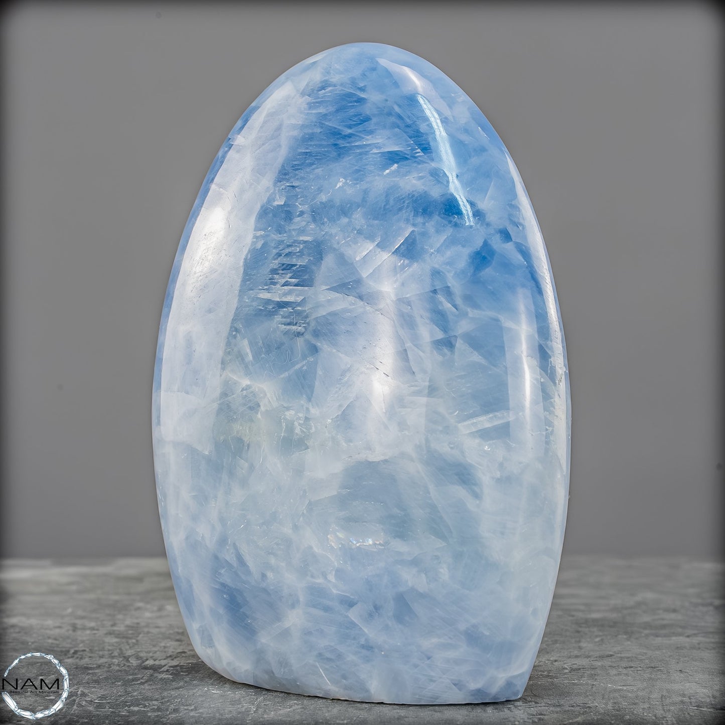 Natürliche Blaue Calcit-Kristall Freiform - 821,37g
