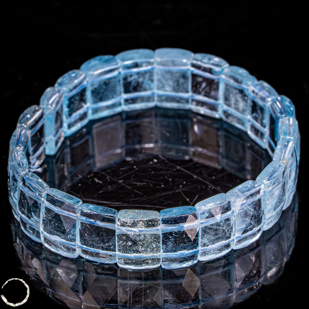 Eleganz in Blau – Aquamarin-Armband Afghanistan -41,08g 205,4ct