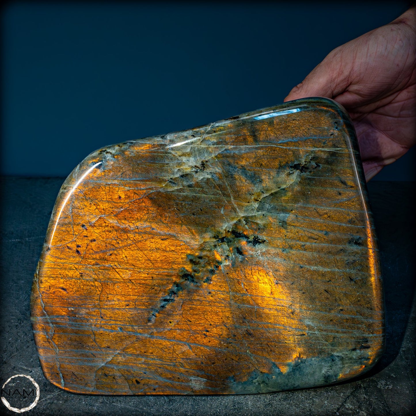 Natürliche Labradorit Kristall-Freiform - 8208,17g