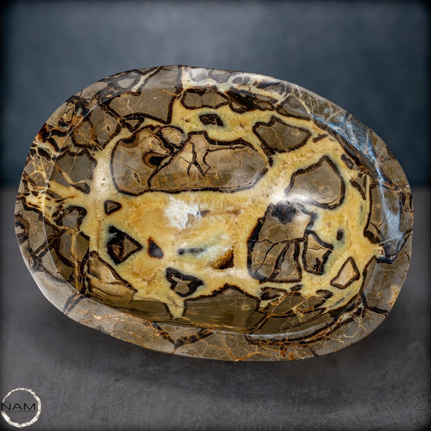 Große Natürliche Septarien-Kristall Schale/ Schüssel - 25491,63g