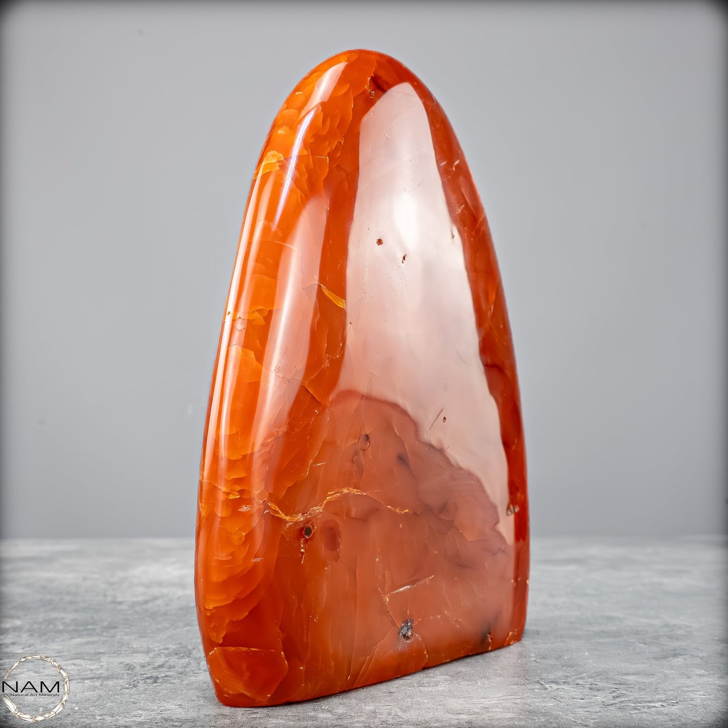 Natürlicher Roter Carneol-Kristall Freiform - 709,46g