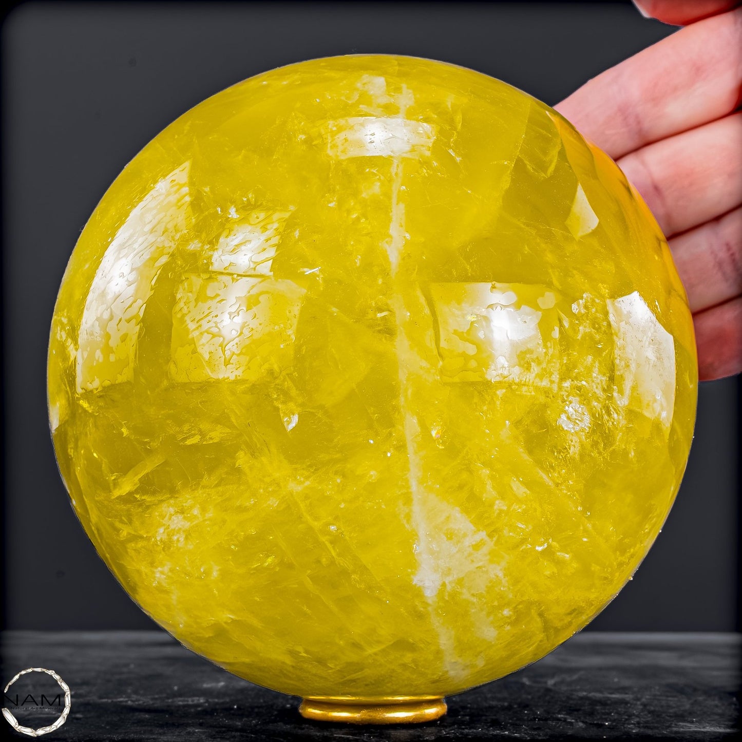 Top Qualität Transparenter Citrin Kristall Kugel - Brasilien - 2375,93g