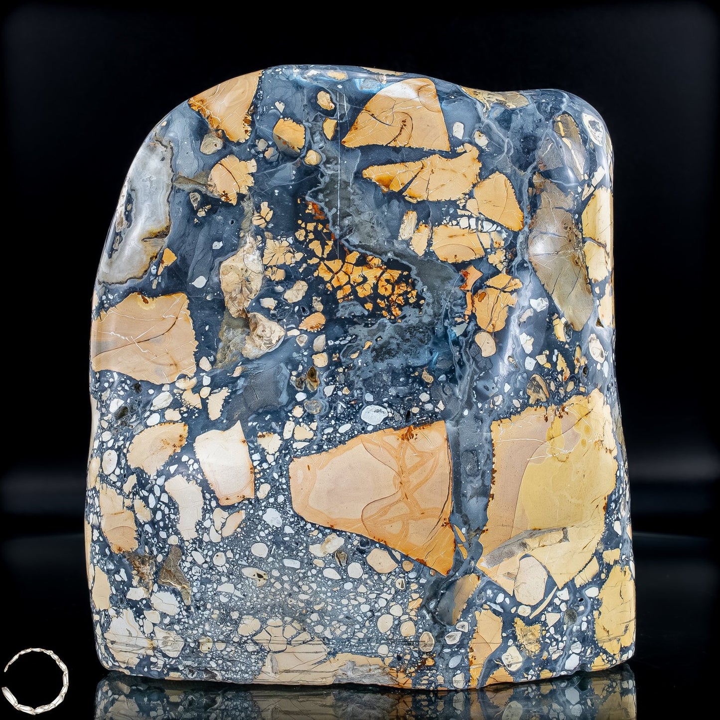 Natürliche Indonesische Picture Jasper-Kristall Freiform – 1630,17g