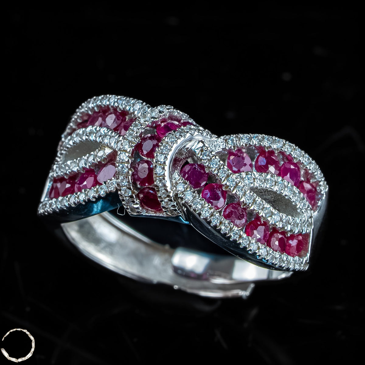 Rubin-Ring aus 925er Silber – Elegantes Funkeln 6,22g 31,1ct