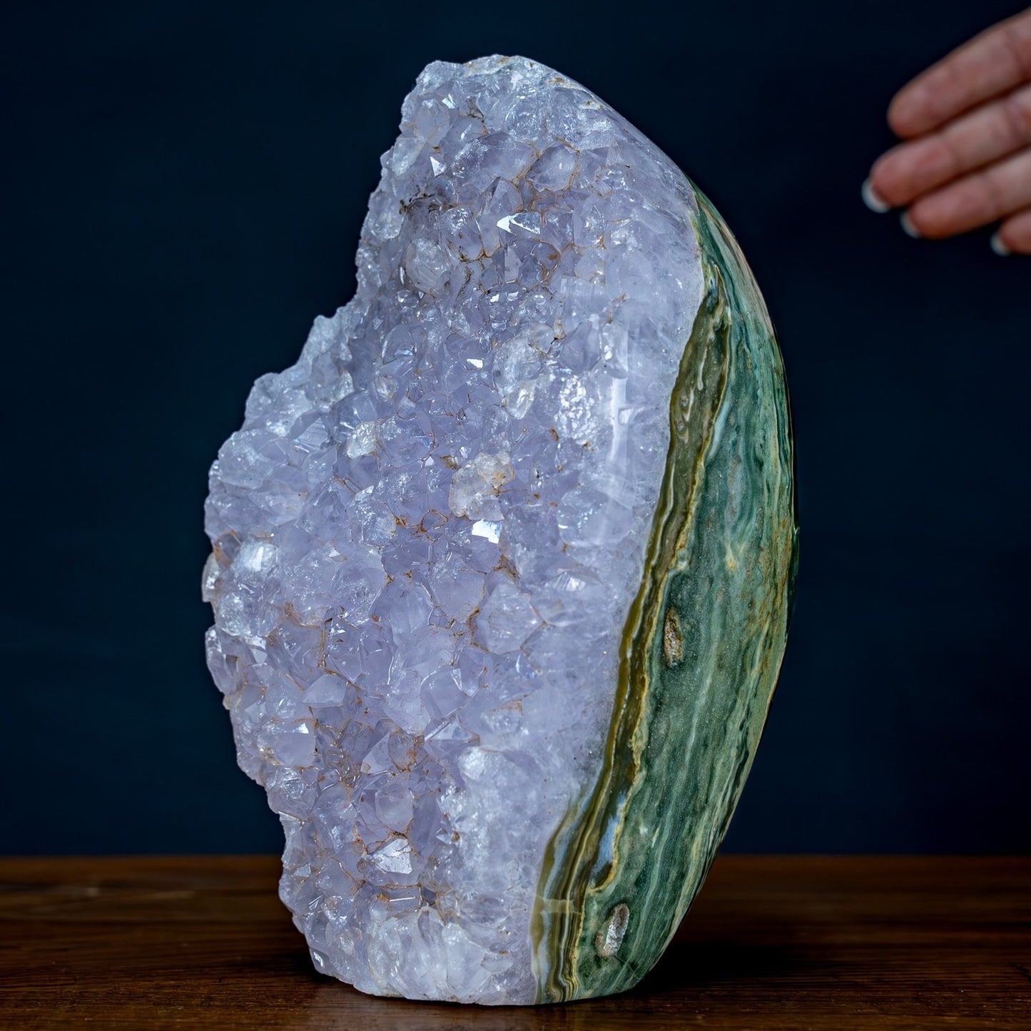 Natürliche Amethyst-Jaspis-Achat Kristall Freiform/Druse - 2309,76g