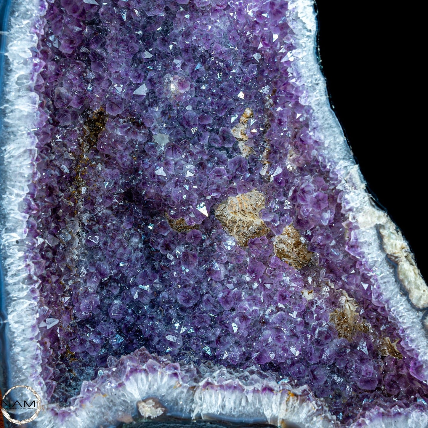 Natürliche Intensive Amethyst-Achat-Kristall Kathedrale/Druse - 25158,06g