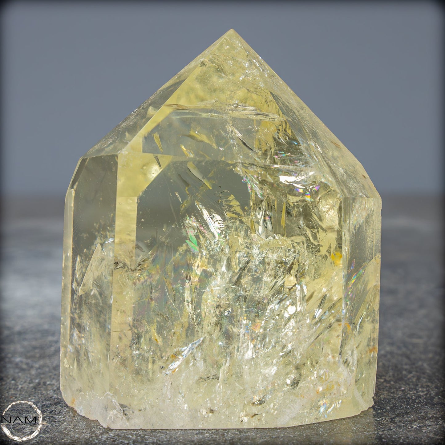 Top Qualität Transparenter Citrin Kristall - Brasilien - 189,28g